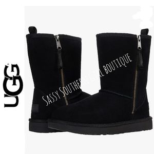 ⭐🆕 UGG black Short Dual Zip II boots